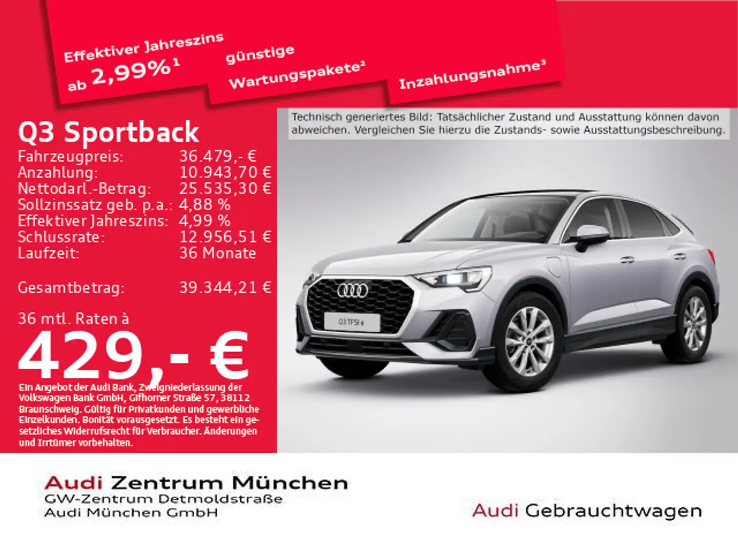 Audi Q3 45 TFSI e S tronic Pano/Navi+/Kamer Silber - 1