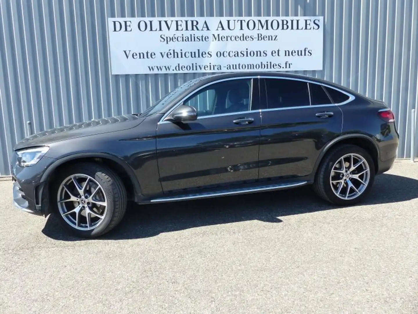 Mercedes-Benz GLC 300 300 de 194+122ch AMG Line 4Matic 9G-Tronic (TVA) Gris - 2