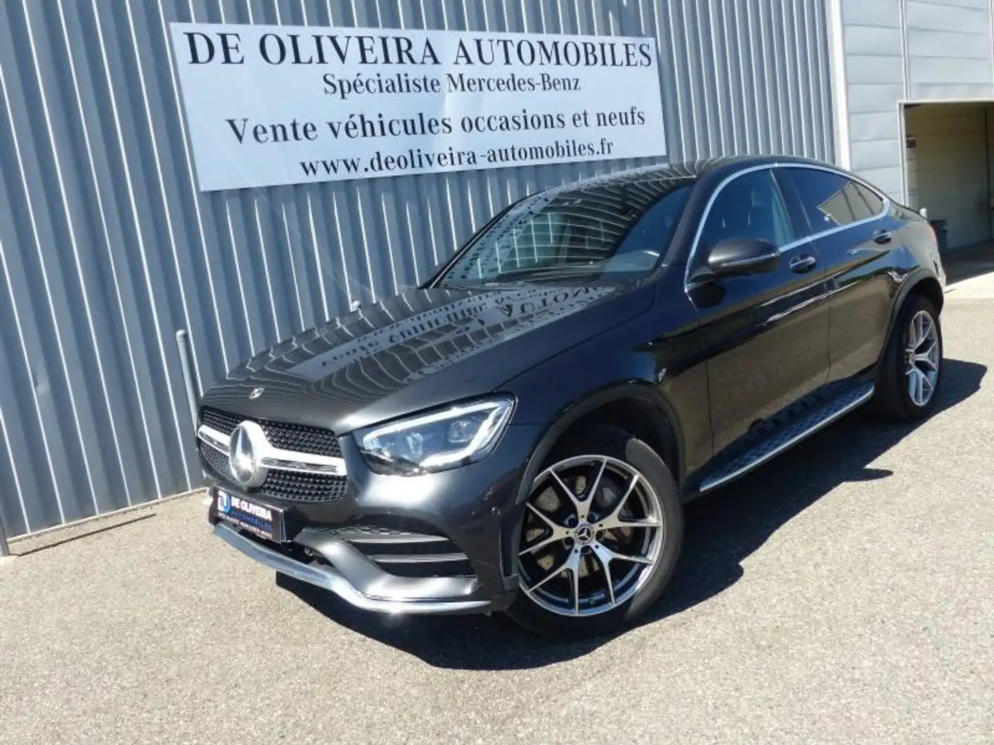 Mercedes-Benz GLC 300 300 de 194+122ch AMG Line 4Matic 9G-Tronic (TVA) Gris - 1