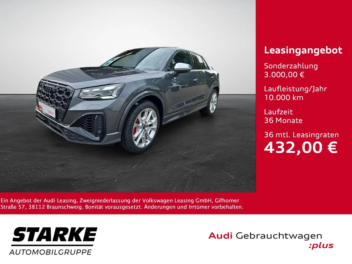 Audi SQ2 TFSI S tronic quattro NaviPlus Matrix SHZ Optik... Grau - 1