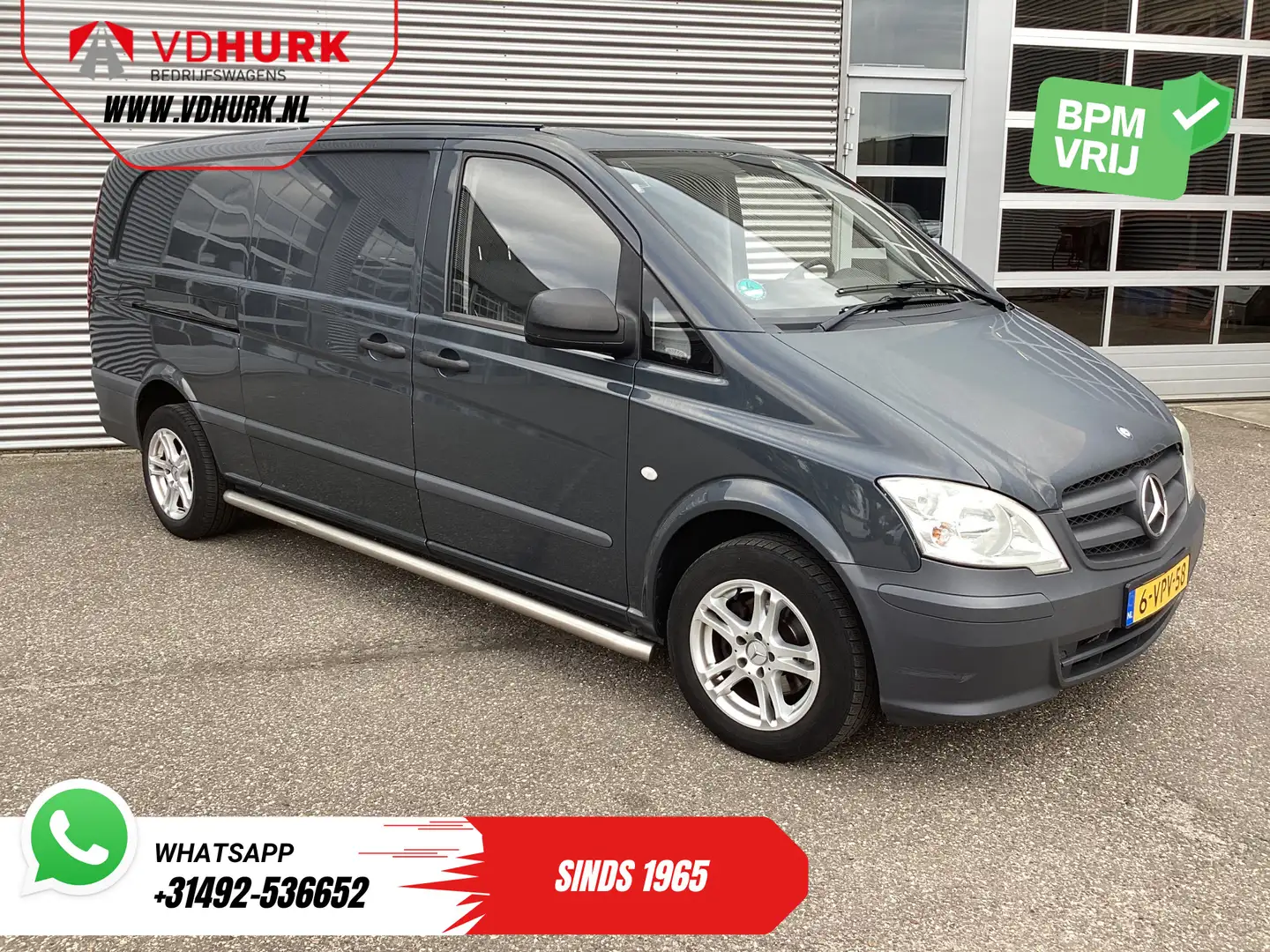 Mercedes-Benz Vito 110 CDI L3 EXPORT NL Auto/ APK 02-2026/ Airco/ LMV Grau - 1