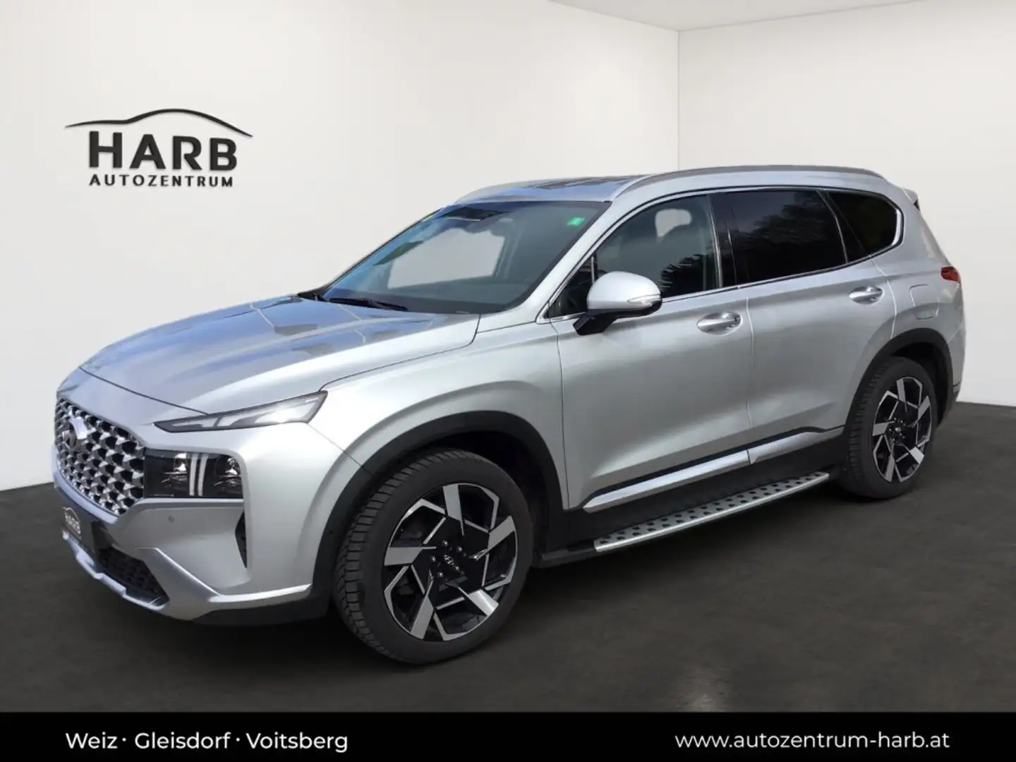 Hyundai SANTA FE Allrad 2,2 CRDI 4WD Prestige Line DCT Aut Zilver - 2