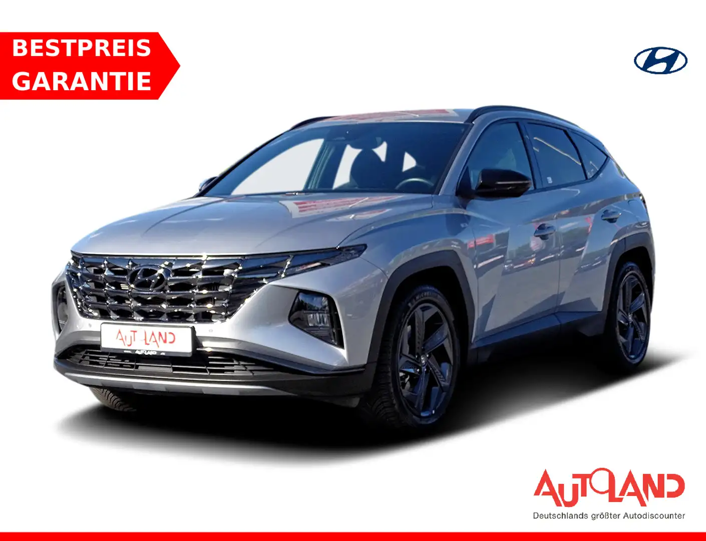 Hyundai TUCSON 1.6T-GDI AT mHev LED Navi SHZ Kam 19Z VC Argent - 1