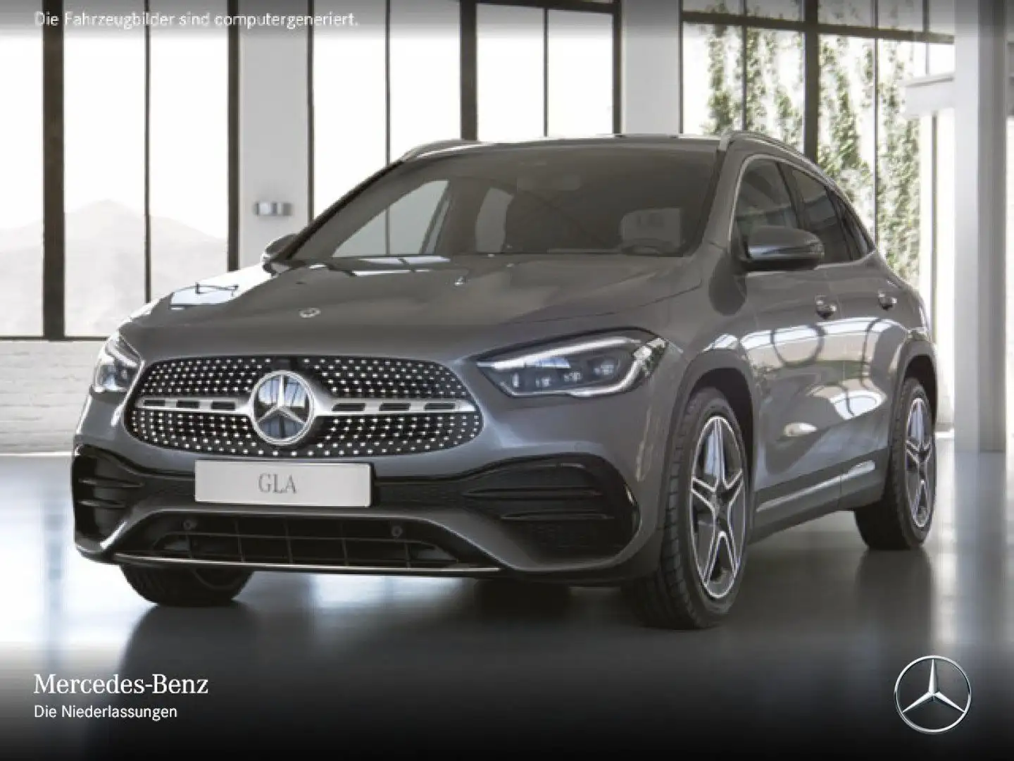 Mercedes-Benz GLA 250 e AMG+AHK+MULTIBEAM+KAMERA+TOTW+8G Gris - 2