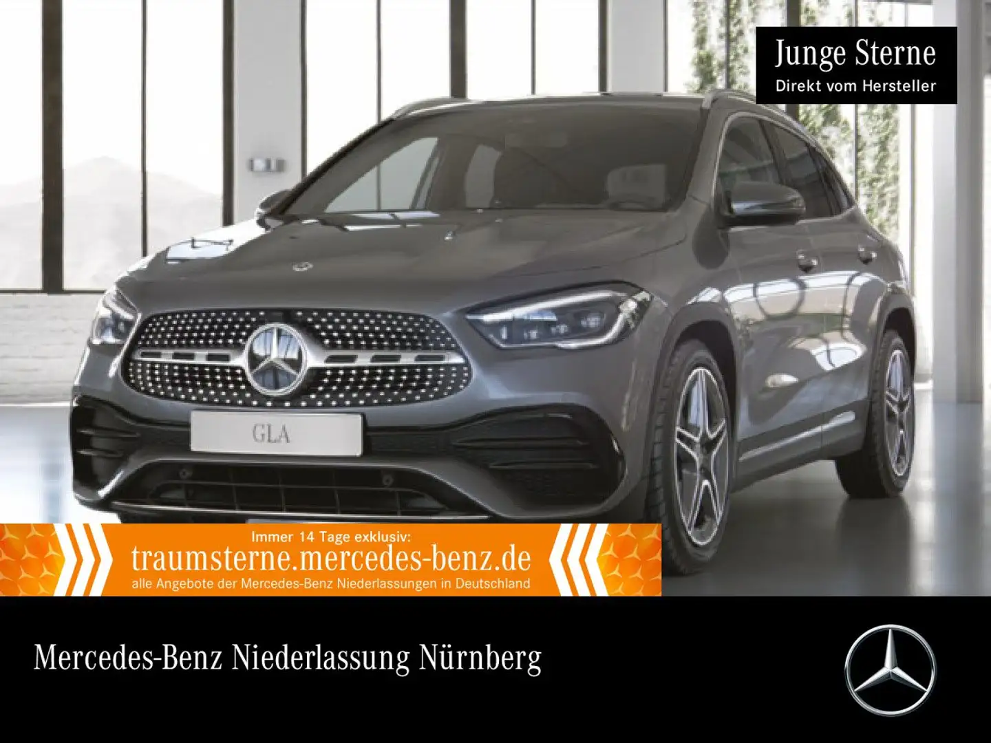 Mercedes-Benz GLA 250 e AMG+AHK+MULTIBEAM+KAMERA+TOTW+8G Grijs - 1