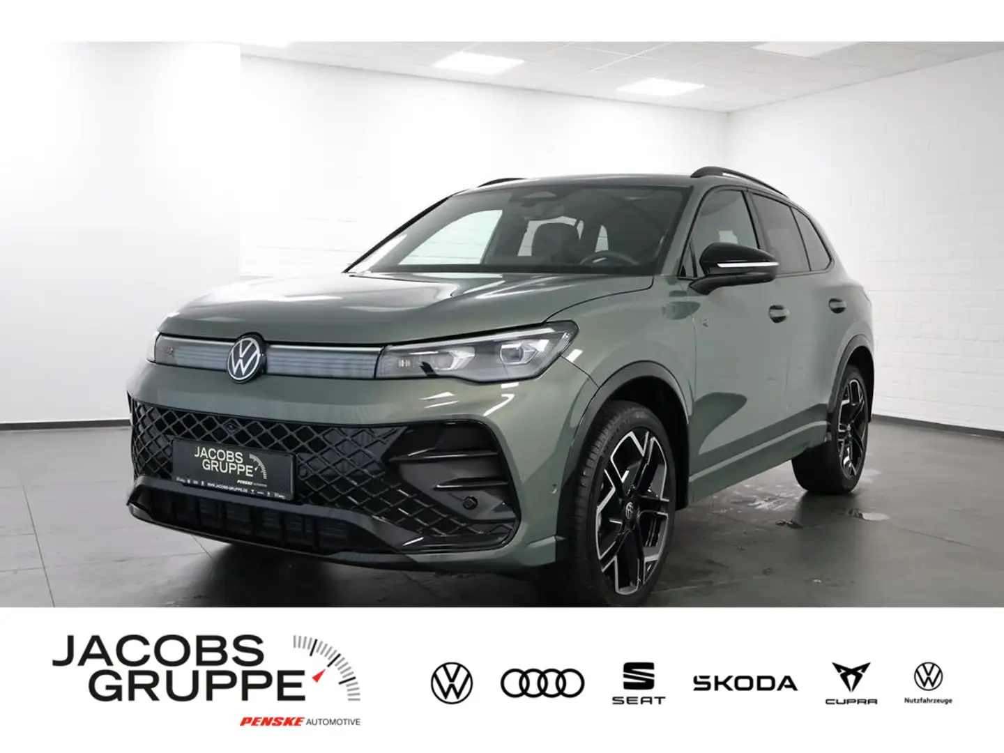 Volkswagen Tiguan 2.0 TDI 4M R-Line "Black Style" DSG,Na Grün - 1