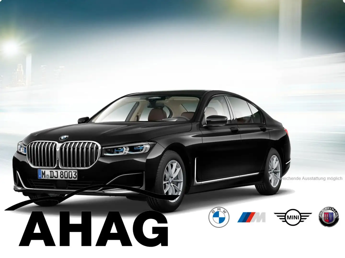 BMW 740 d xDrive Innovationsp. Sport Aut. Standhzg. Schwarz - 2