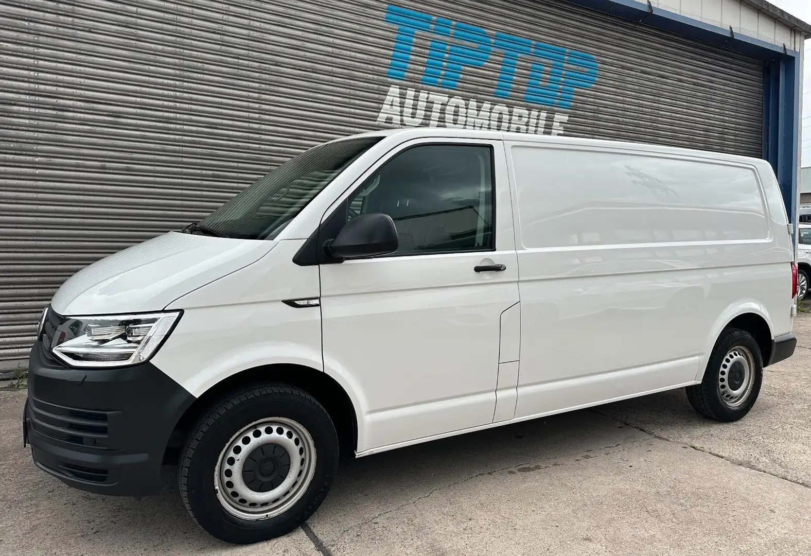 Volkswagen T6 Transporter Kasten lang*NAVI*LED*AHK*KAMERA* Weiß - 1