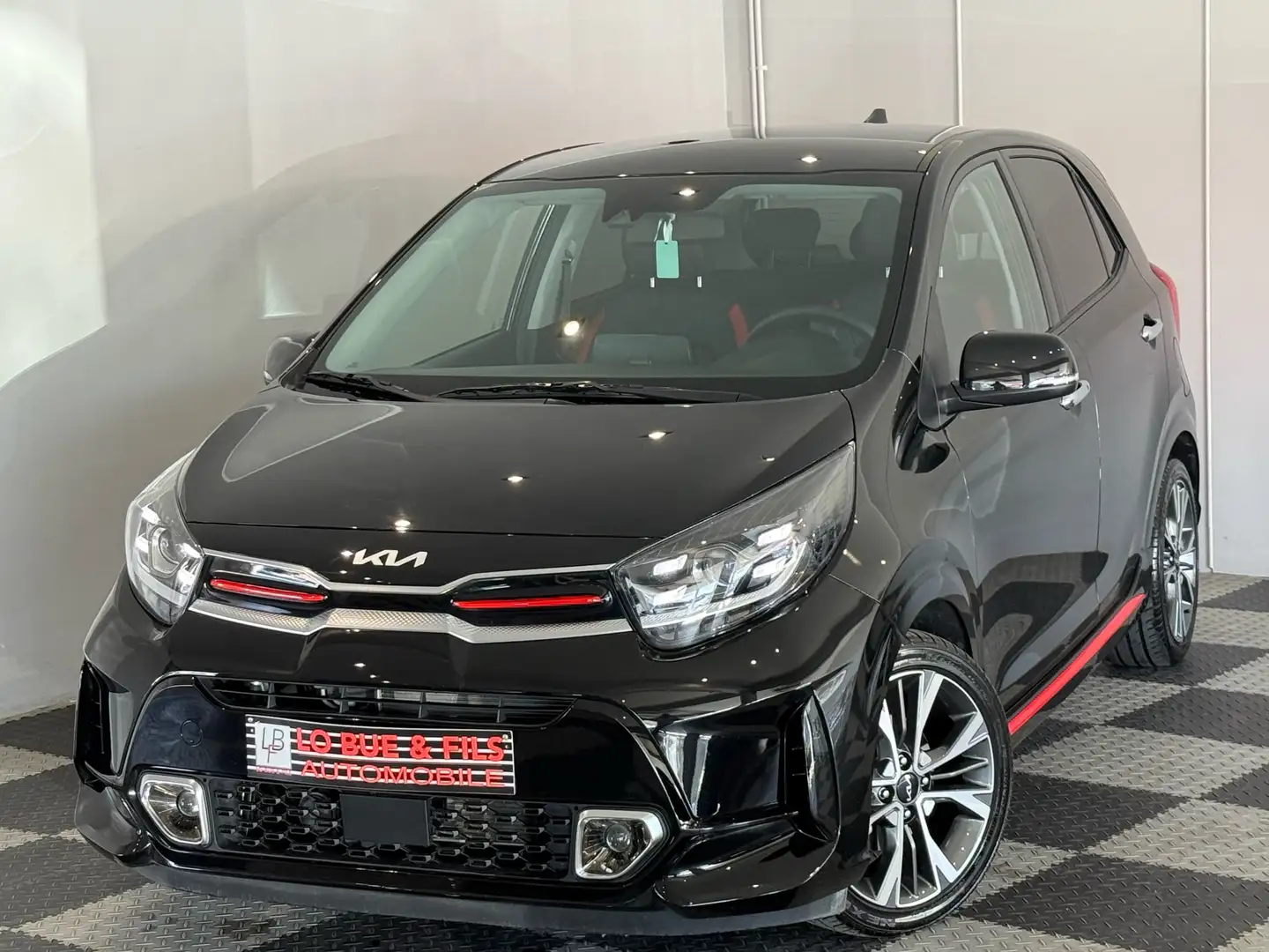 Kia Picanto 1.0i GT Line Automatique  Garantie 7Ans Zwart - 1