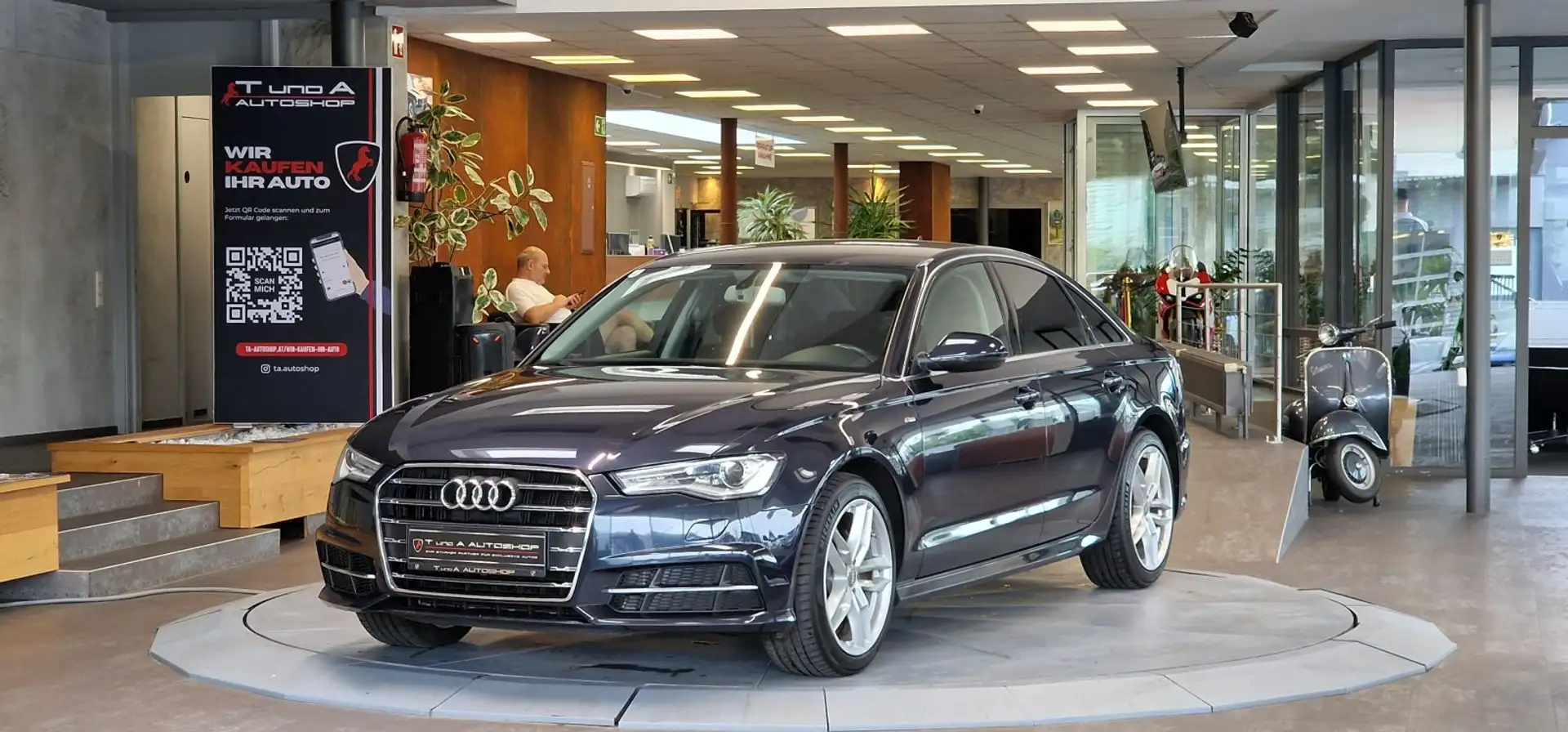 Audi A6 2.0 TDI S-Line S-Tronic *Navi*19Zoll*S-Line Exteri Blau - 1
