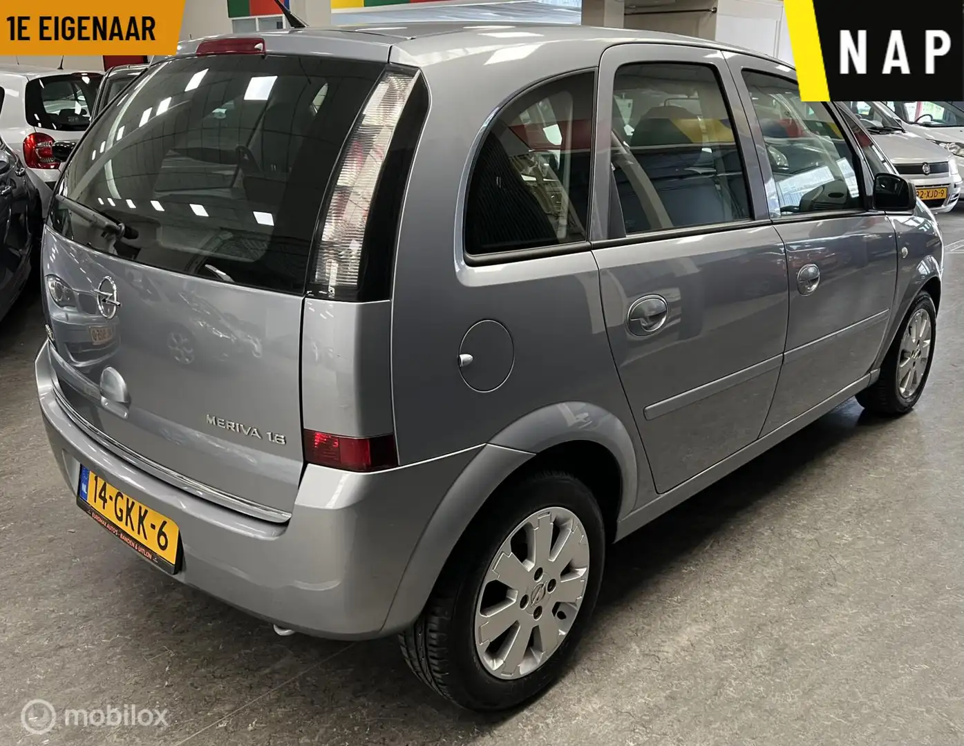 Opel Meriva 1.6-16V Temptation 1e eigenaar, NAP - Dist vrv Gris - 2