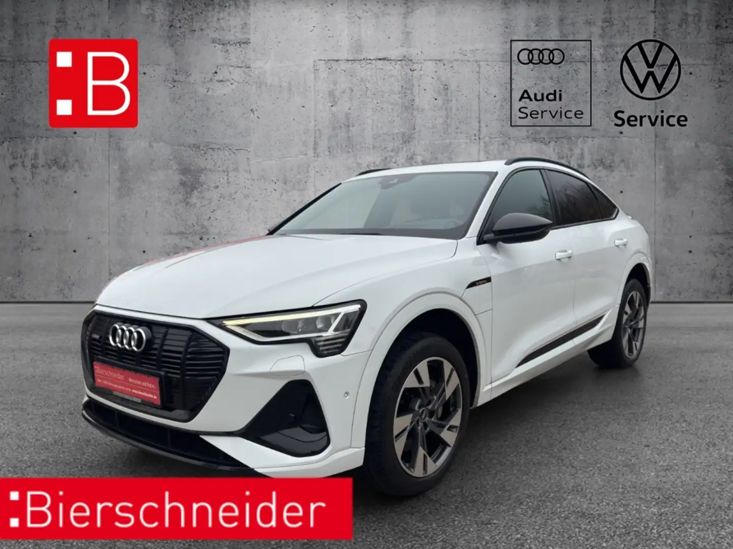 Audi e-tron Sportback 50 qu 2x S line LED 20 B&O PANO HEAD-UP Blanc - 1