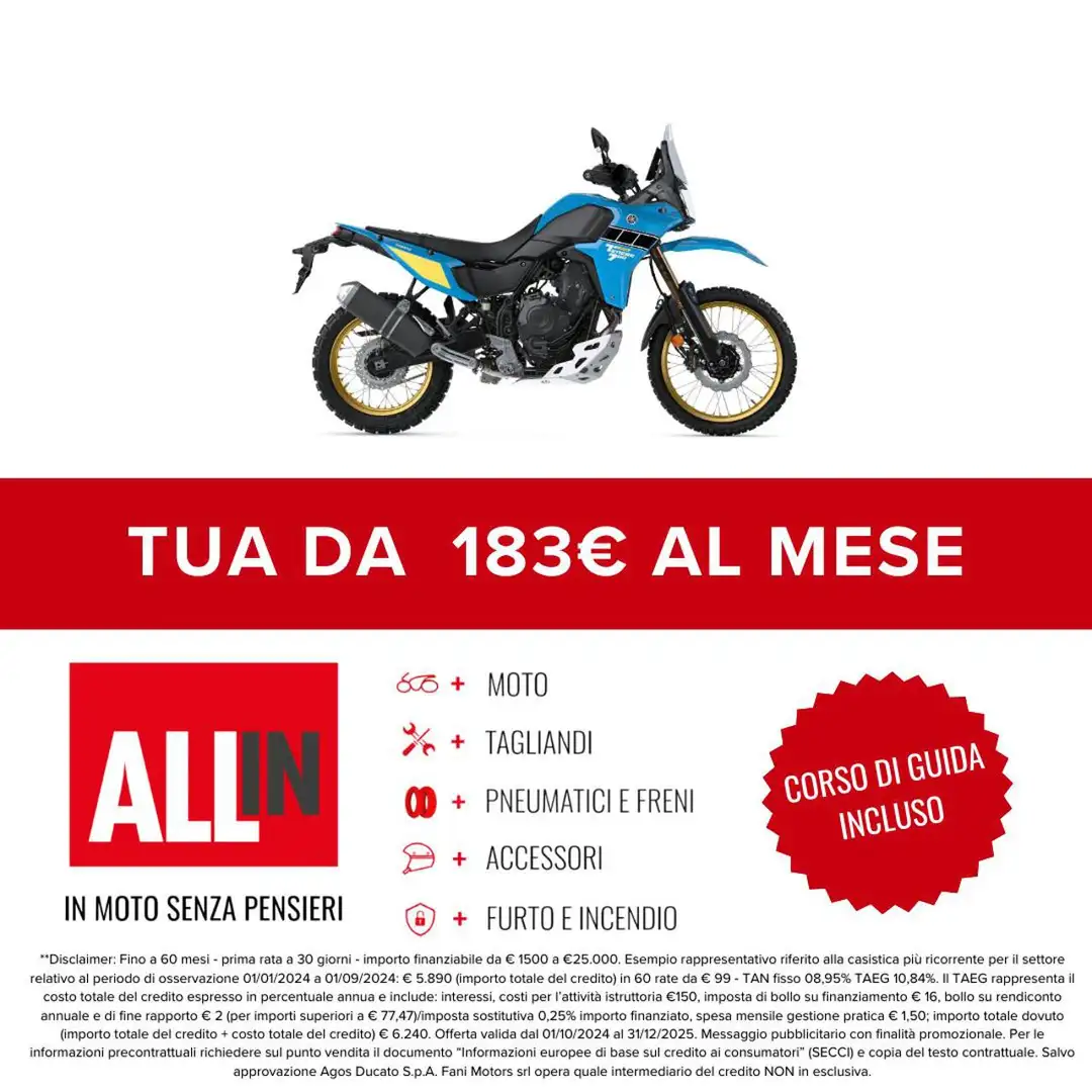 Yamaha Ténéré 700 Rally 2025 Blau - 2