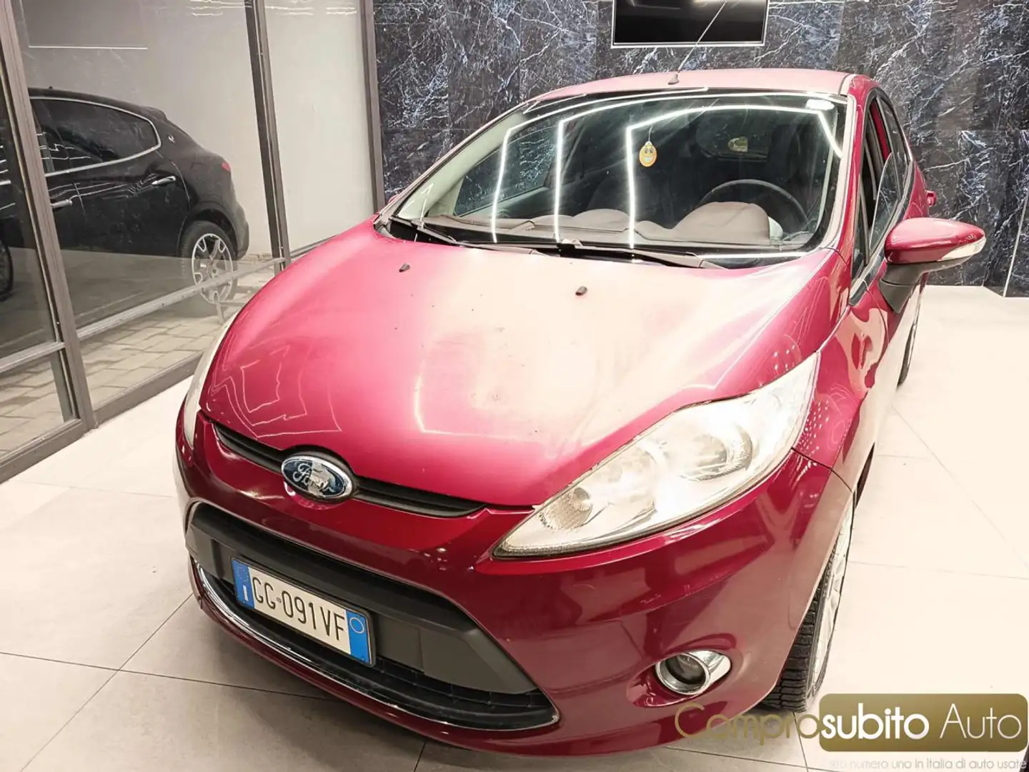 Ford Fiesta + 1.4 5 porte Bz.- GPL Rosso - 2