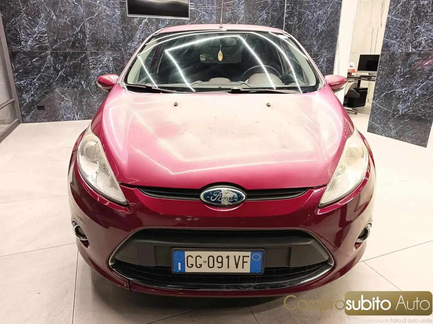 Ford Fiesta + 1.4 5 porte Bz.- GPL Rosso - 1