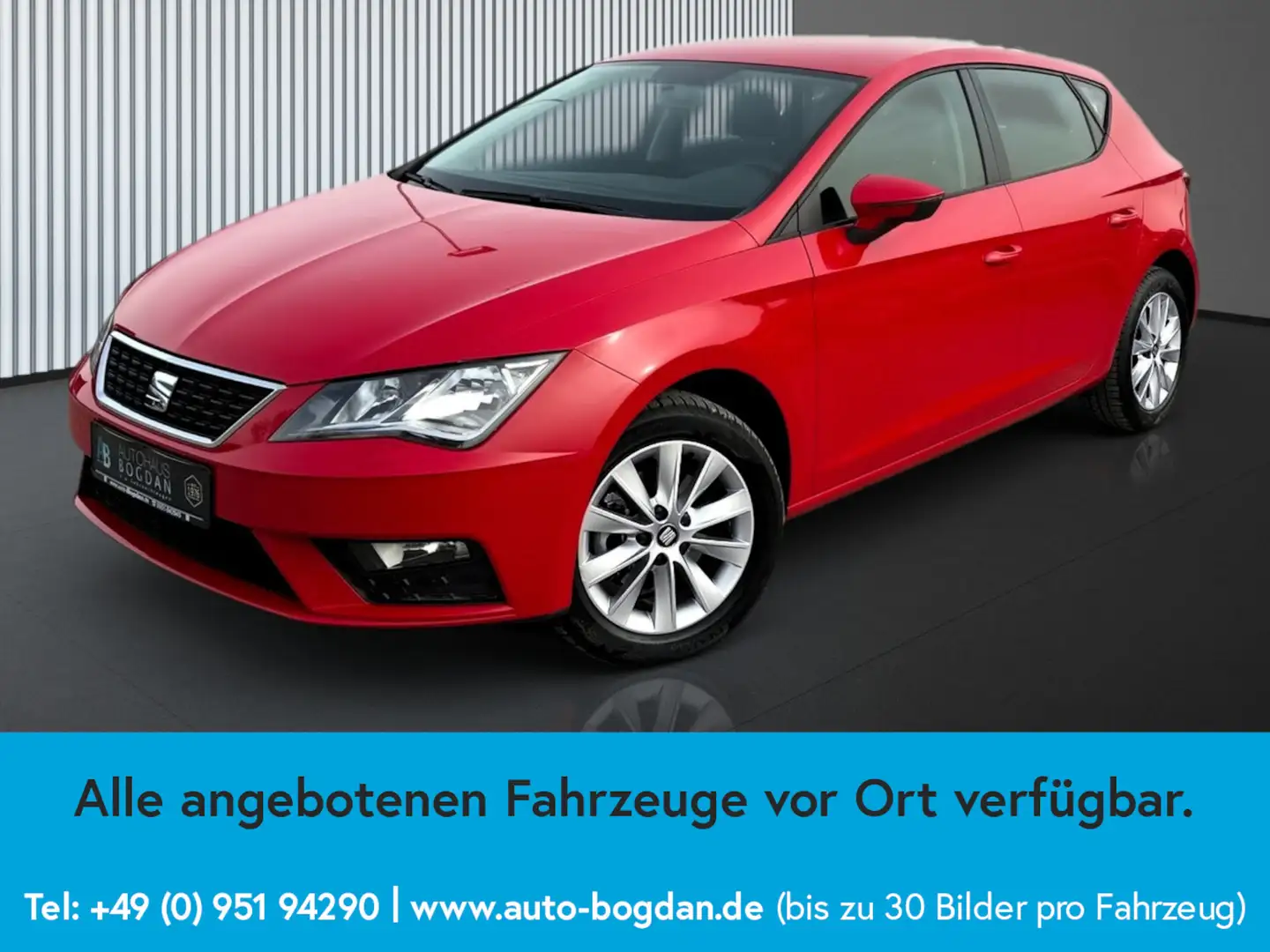 SEAT Leon Style Navigation*Tempomat*PDC*SHZ Rot - 2