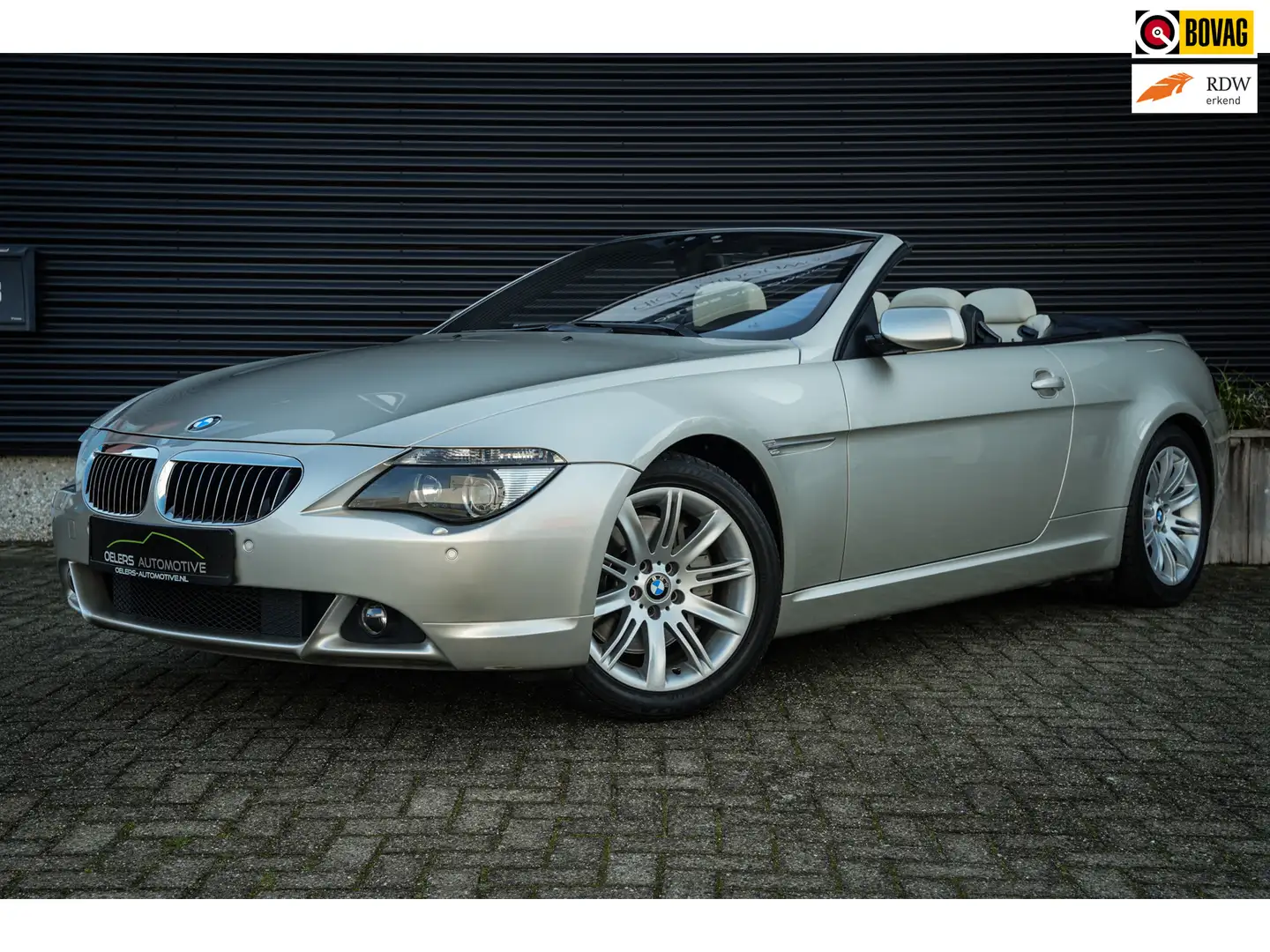 BMW 650 6-serie Cabrio 650i High Executive Individual SMG Gris - 1