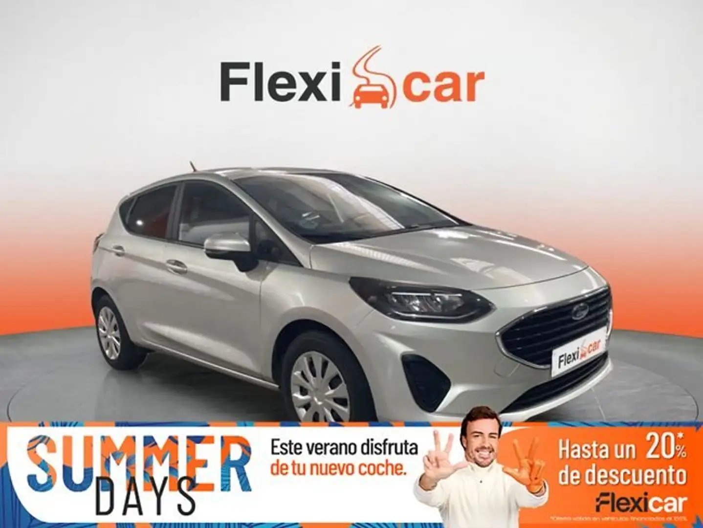 Ford Fiesta 1.1 Ti-VCT Trend Gris - 1