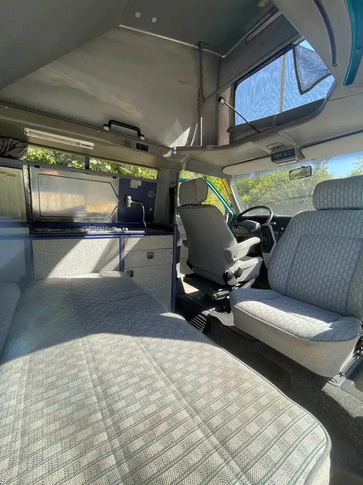 Volkswagen T4 California Original Westfalia Ausbau, Benzin + LPG Autogas, EURO4 Grün, foto 10