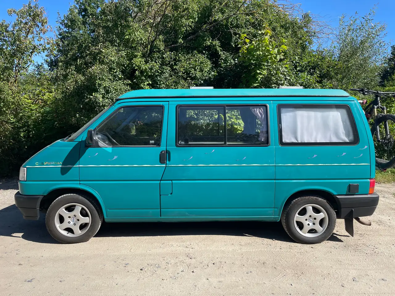 Volkswagen T4 California Original Westfalia Ausbau, Benzin + LPG Autogas, EURO4 Grün, foto 2