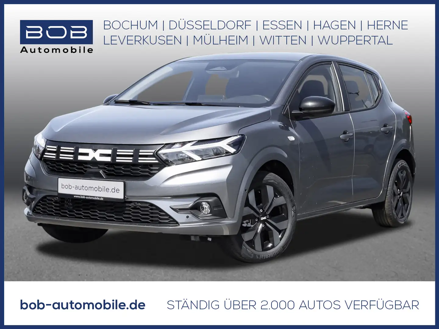 Dacia Sandero Journey+ ECO-G 100 NAVI SHZ PDC KLIMA BT Gris - 1