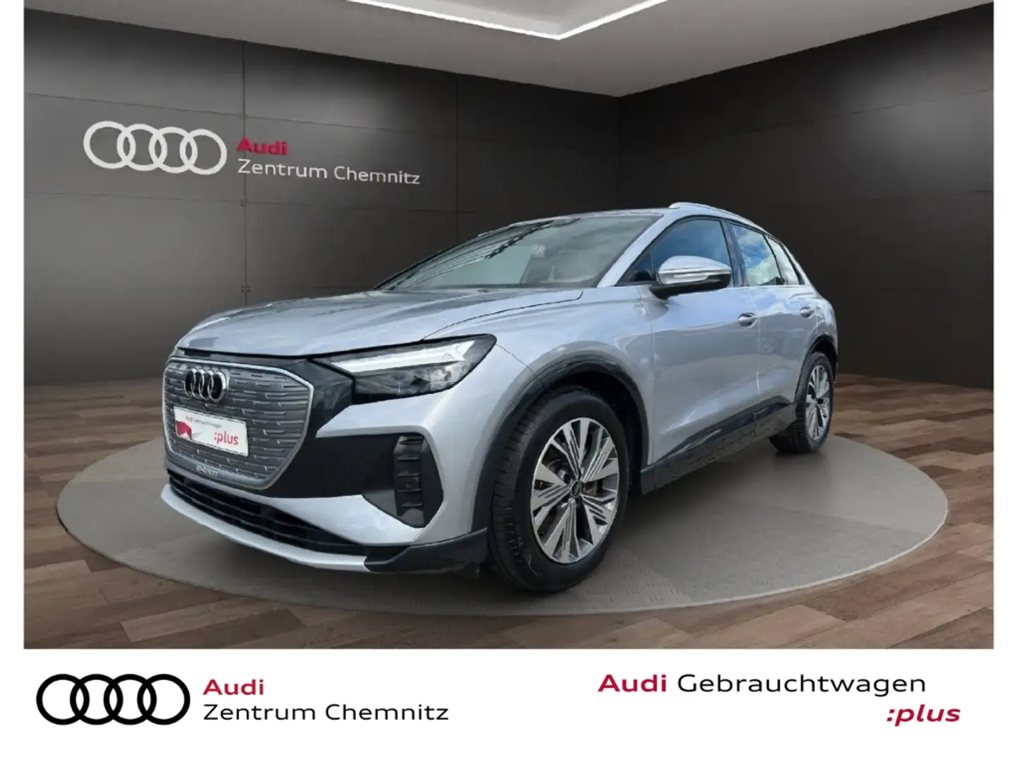Audi Q4 e-tron 50 qu. Advanced KAMERA+KOMFORTSTANDKL Silber - 1