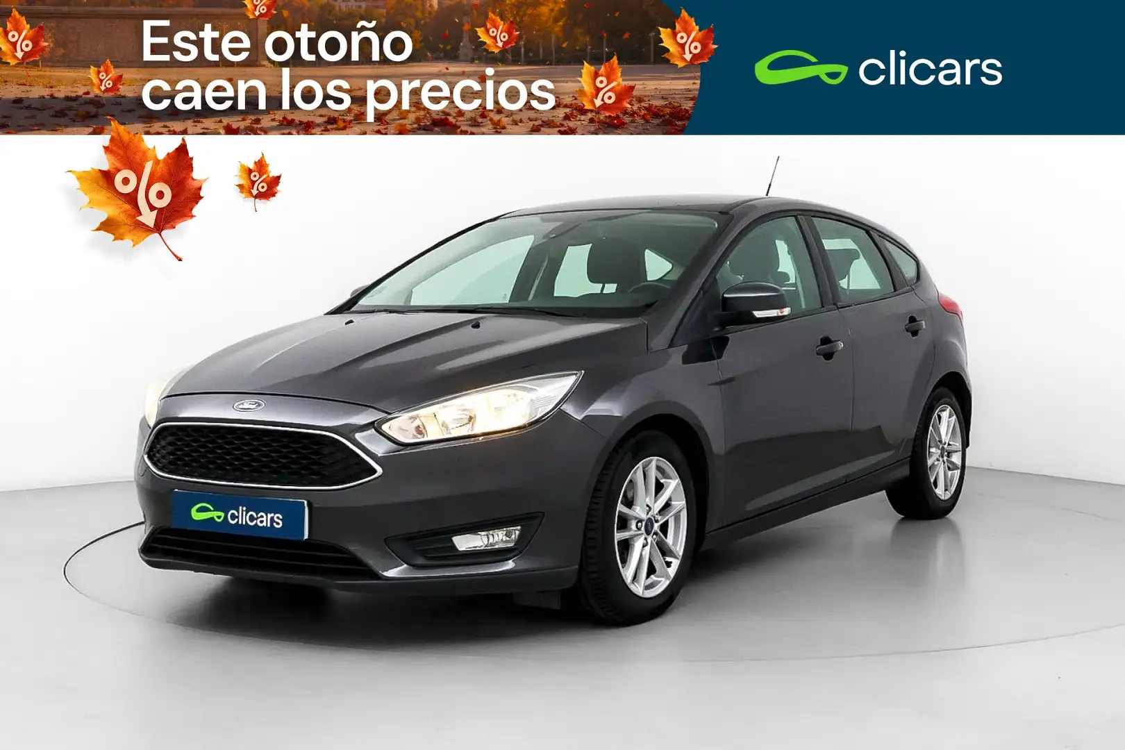 Ford Focus 1.0 Ecoboost Auto-S&S Trend+ 125 Gris - 1
