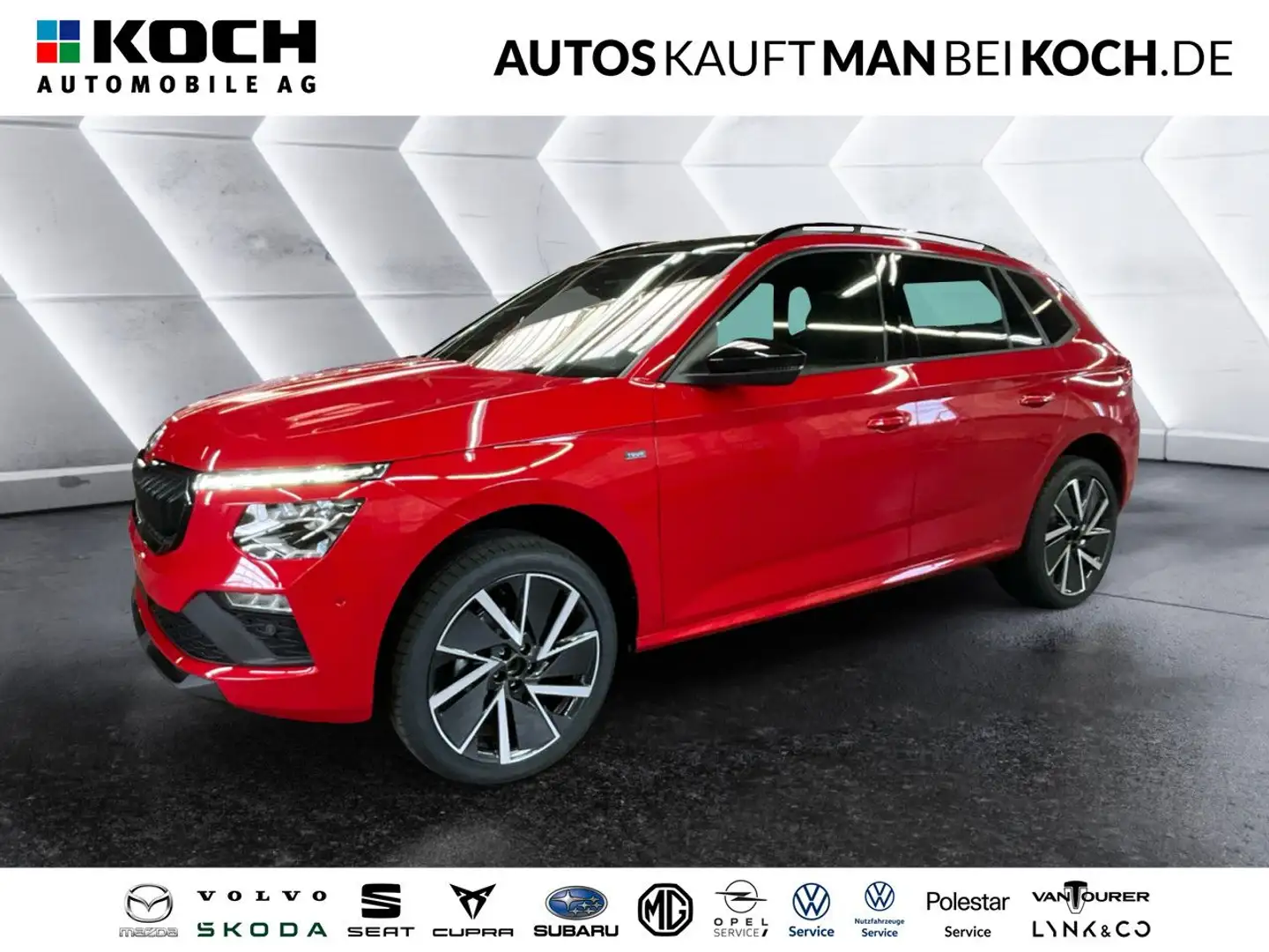 Skoda Kamiq 1.0 TSI DSG TOUR BLACK ACC OPEN SKY LM 18" Rot - 1
