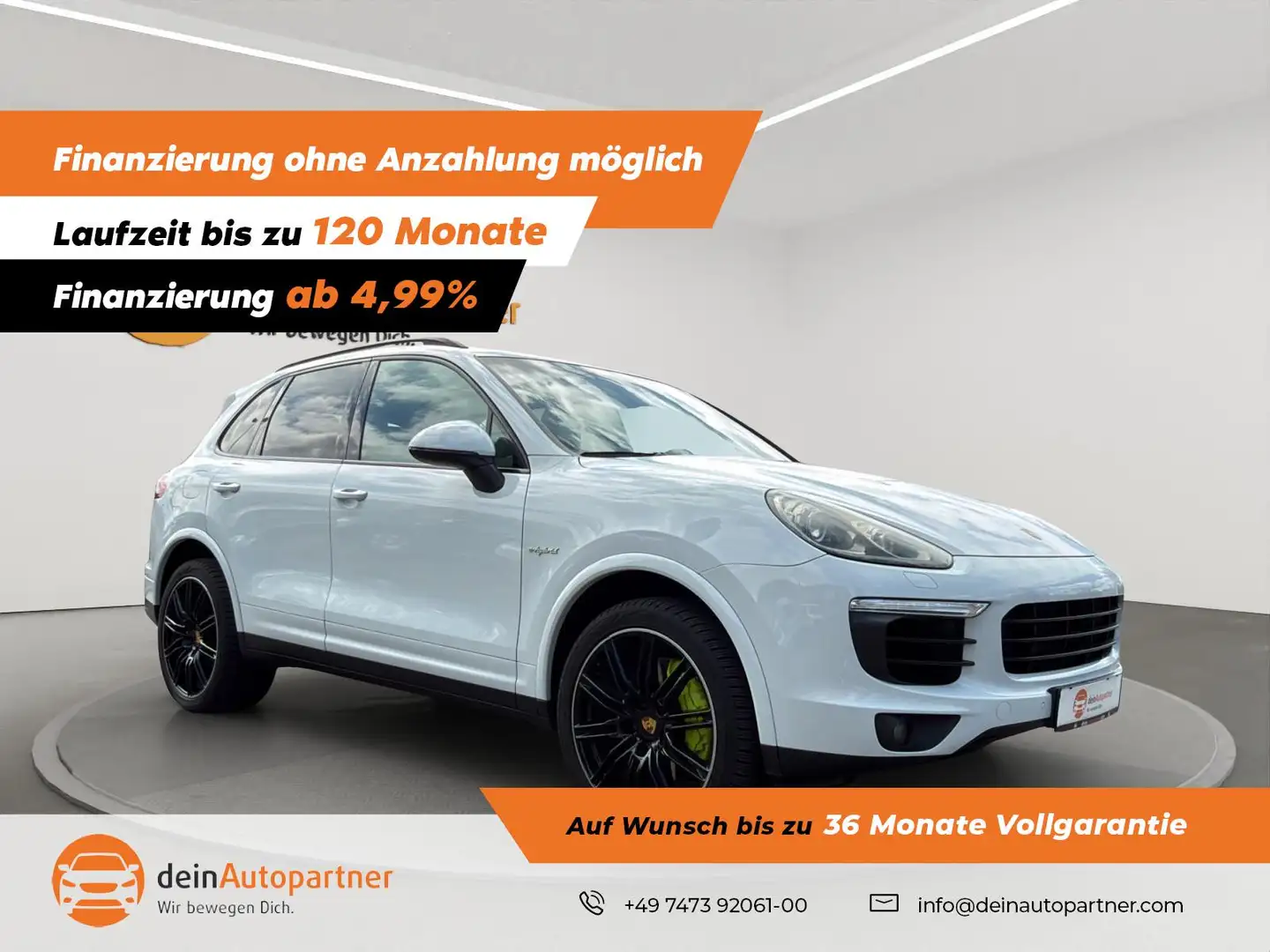 Porsche Cayenne S E-Hybrid Platnum Edition NAVI/LEDER/PANO/BI-XENO Weiß - 1