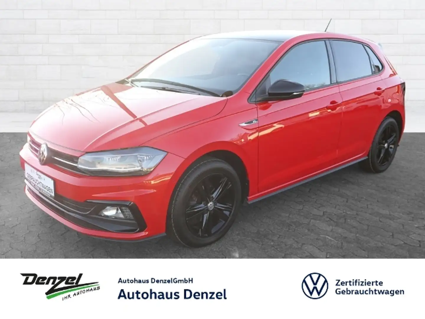 Volkswagen Polo Highline *R-Line* 1.0 TGI ACC/APP/KAMERA Rojo - 1