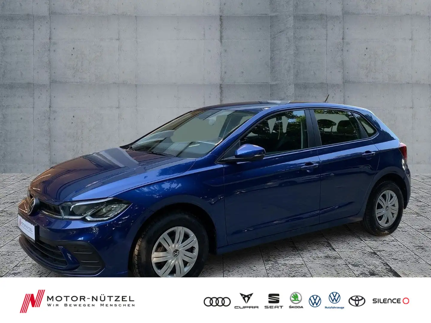 Volkswagen Polo 1.0 MPI FRESH LED+APP_CONNECT+DAB+MFL+ZV_FB Blau - 1