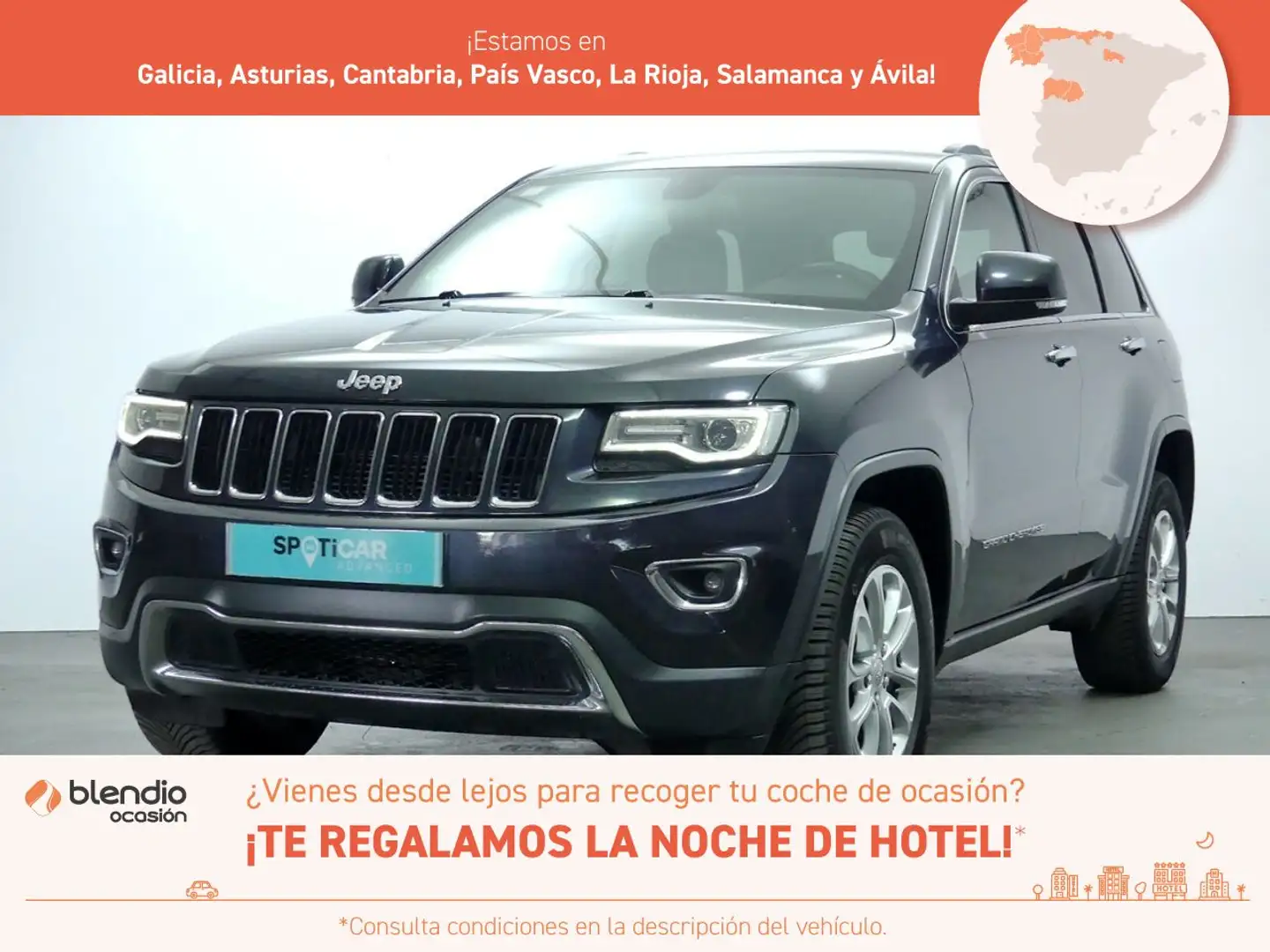 Jeep Grand Cherokee 3.0 V6 CRD 190 PS LIMITED 190 5P Negro - 1