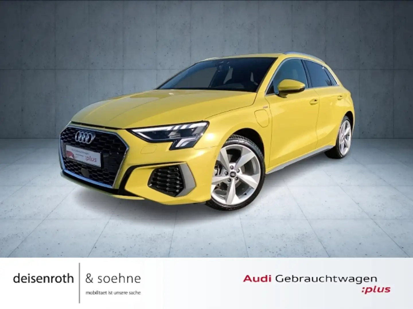 Audi A3 Sportback S line 40 TFSI e AHK/LED/18''/Nav/ACC/AS Gelb - 1