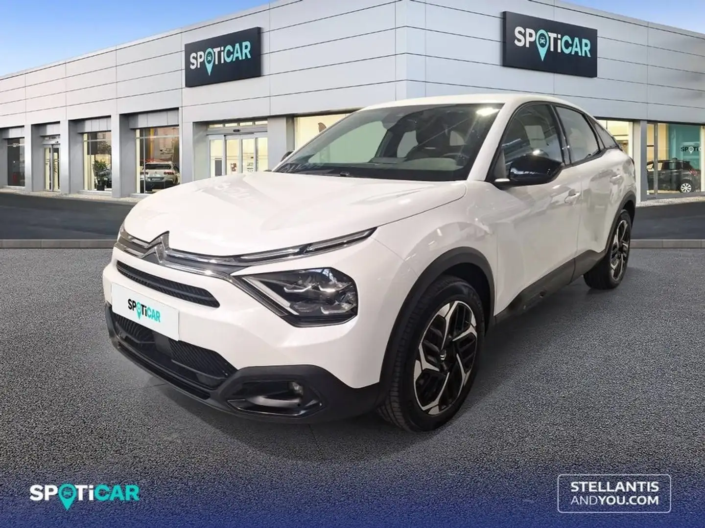 Citroen C4 PureTech 130 S&S 6v Plus Blanc - 1