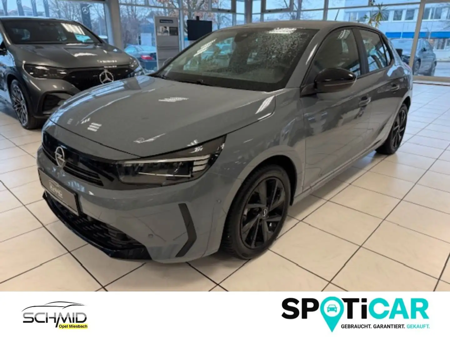 Opel Corsa F SHZ RFK PTS DAB KLIMA Totwinkel Spur Gris - 1
