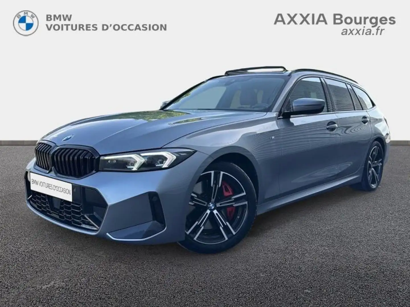 BMW 318 318dA 150ch M Sport Gris - 1