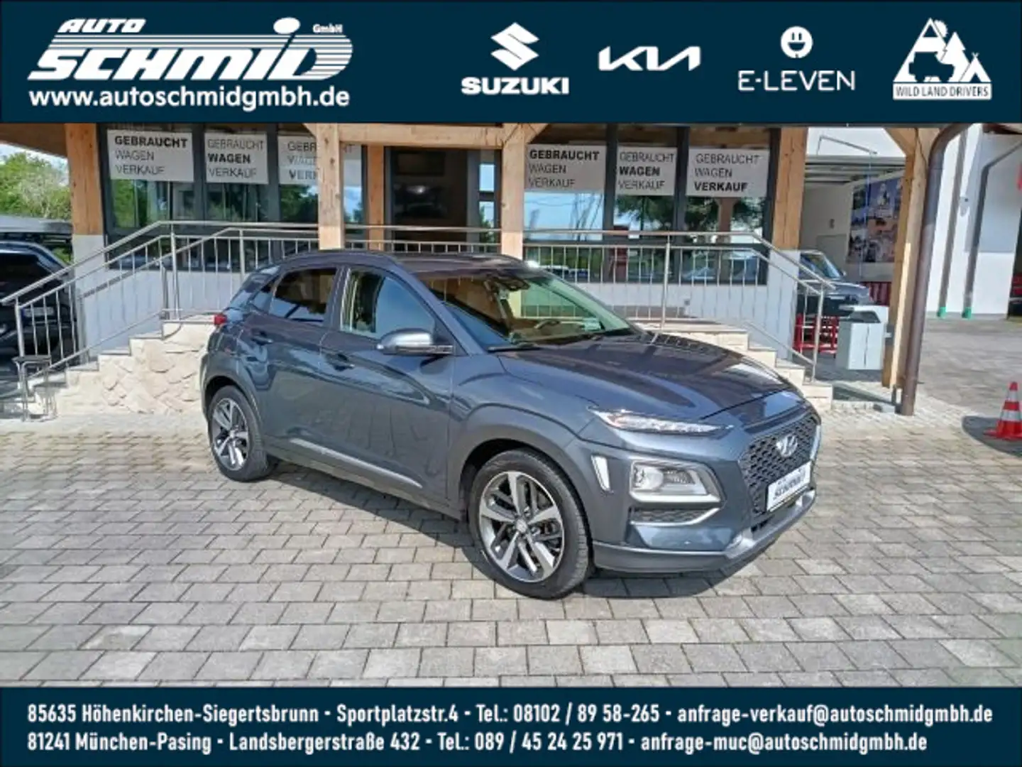 Hyundai KONA KONA 1.6 TGDI Premium 4WD|SITZ-PAKET|NAVI-PAKET Szürke - 1