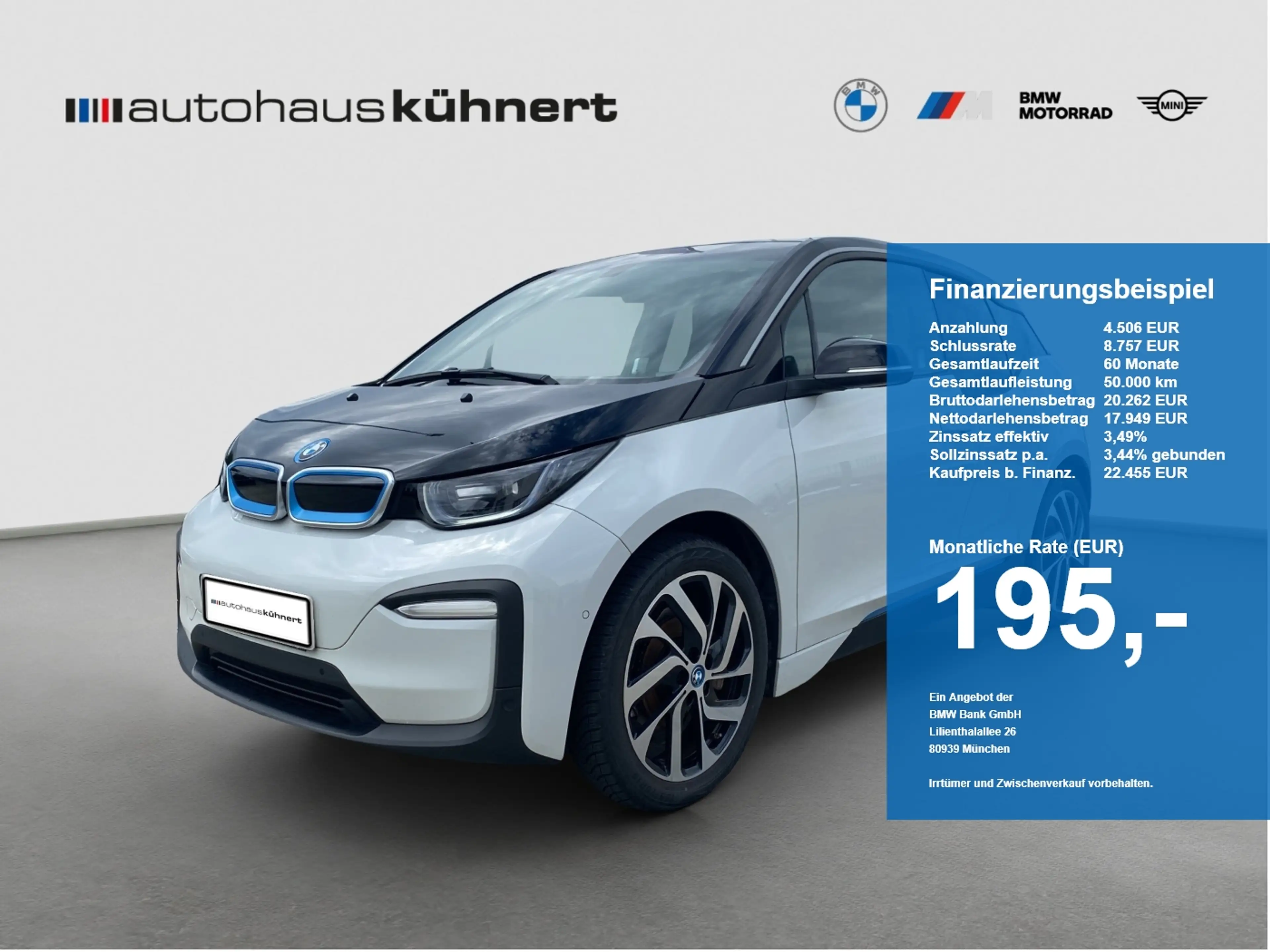BMW i3 120 Ah LED/Navi/RFK/PDC/Regensensor/Sitzheiz.