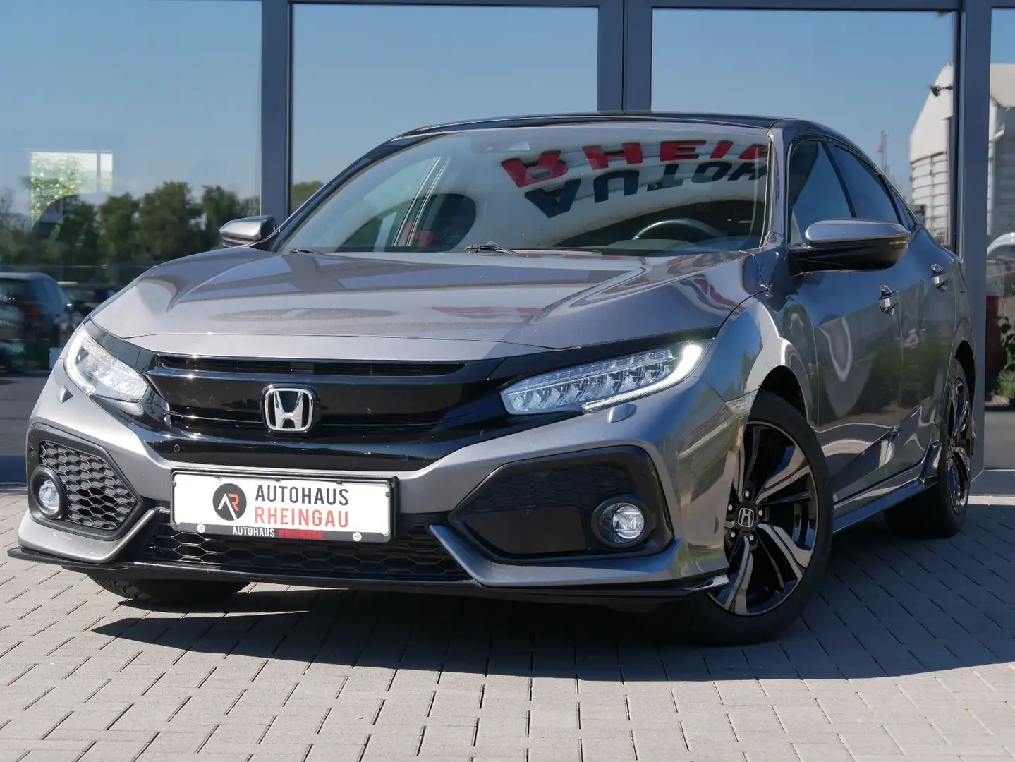 Honda Civic Lim. 5-trg. 1.5 Sport Plus PANO ACC RFK Gris - 1