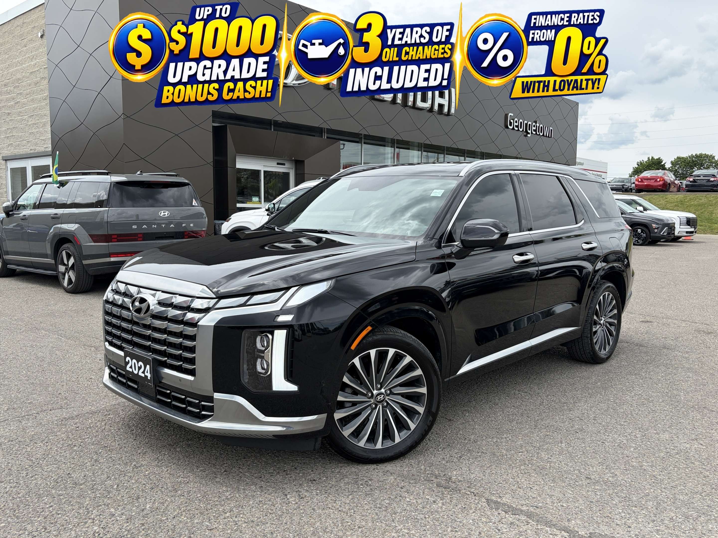 Black 2024 Hyundai Palisade SUV / Crossover 8-Speed Automatic