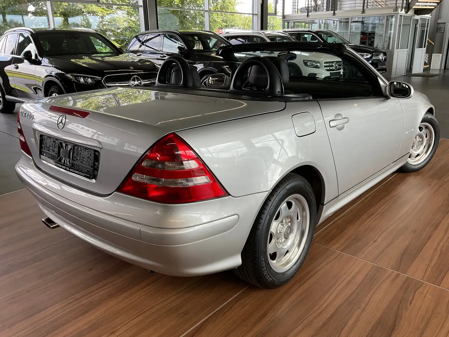 Mercedes-Benz SLK 200 SLK 200 Cabrio Kompressor TEMPOMAT/SHZ/LEDER Argintiu - 2