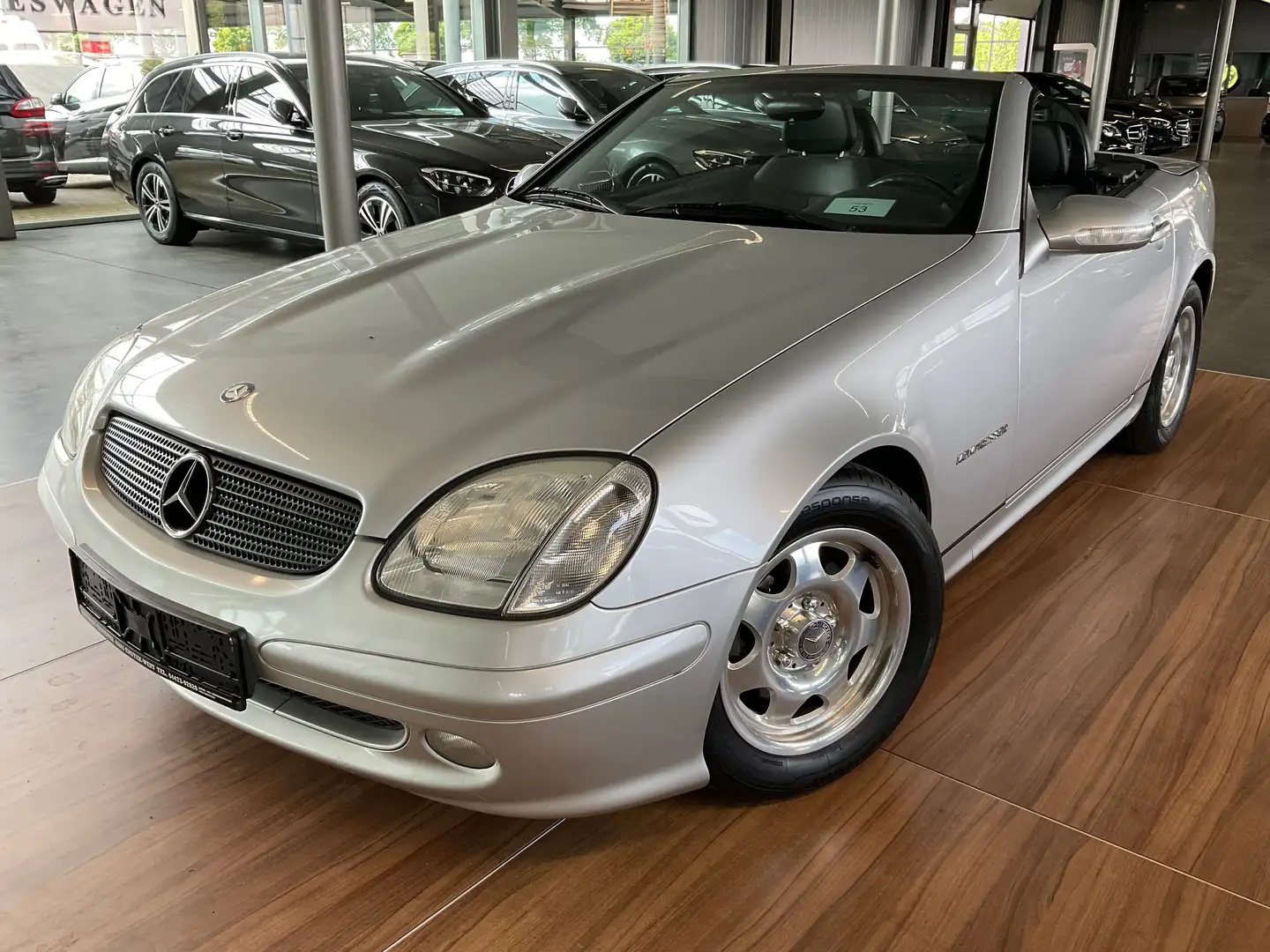 Mercedes-Benz SLK 200 SLK 200 Cabrio Kompressor TEMPOMAT/SHZ/LEDER Argintiu - 1