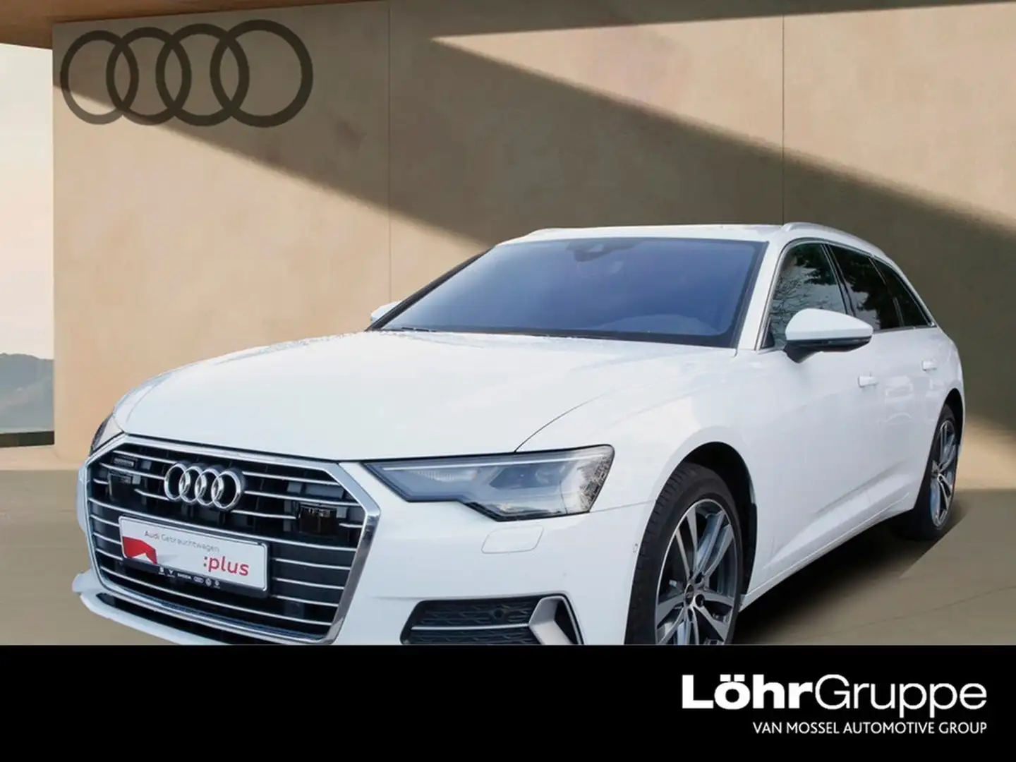 Audi A6 Avant 45 TDI quattro Sport AHK Navi+VC HuD ACC ... Weiß - 1