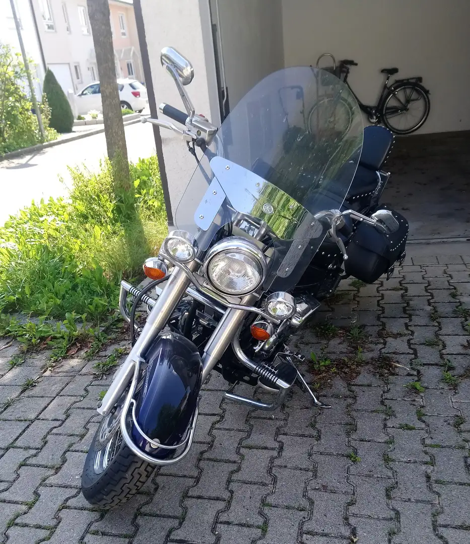 Yamaha XVS 650 Blauw - 2