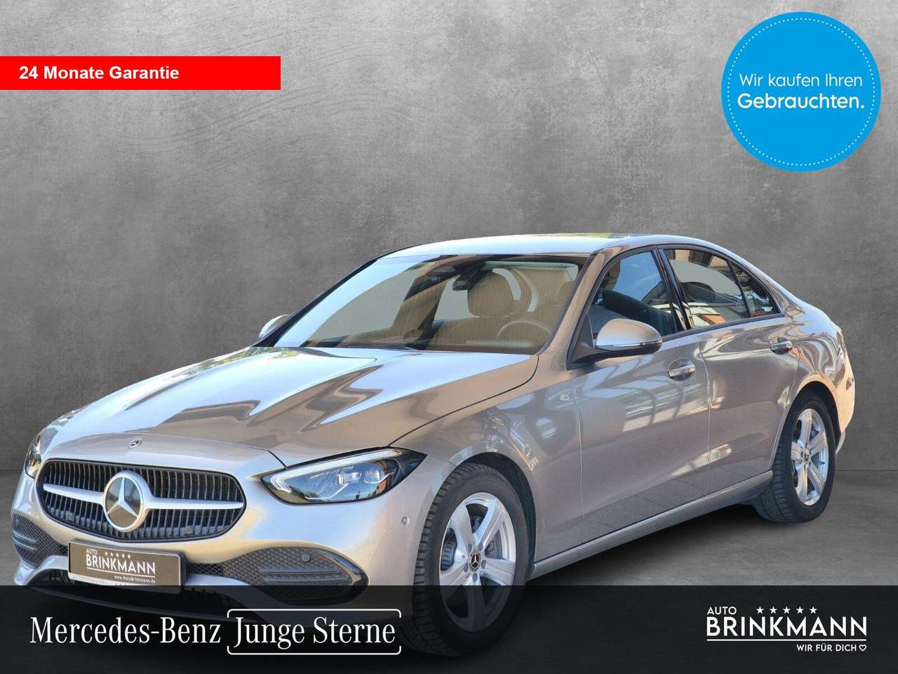 Mercedes-Benz C 220 D Serienausst Exterieurled Keylessgo Diesel Grey Cat_Ma47Mo2147