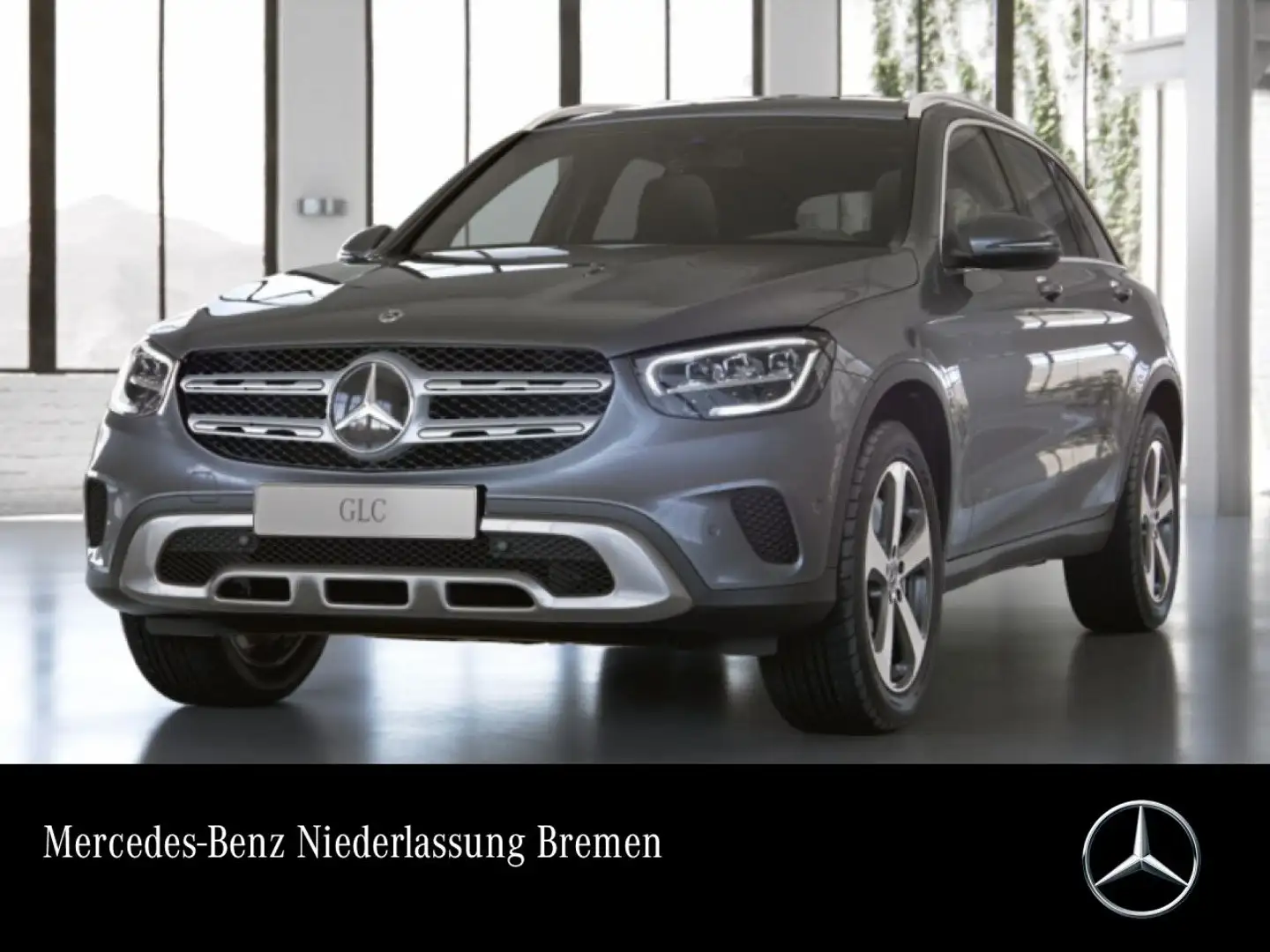 Mercedes-Benz GLC 400 d 4M AHK+LED+KAMERA+SPUR+TOTW+KEYLESS+9G Grau - 1