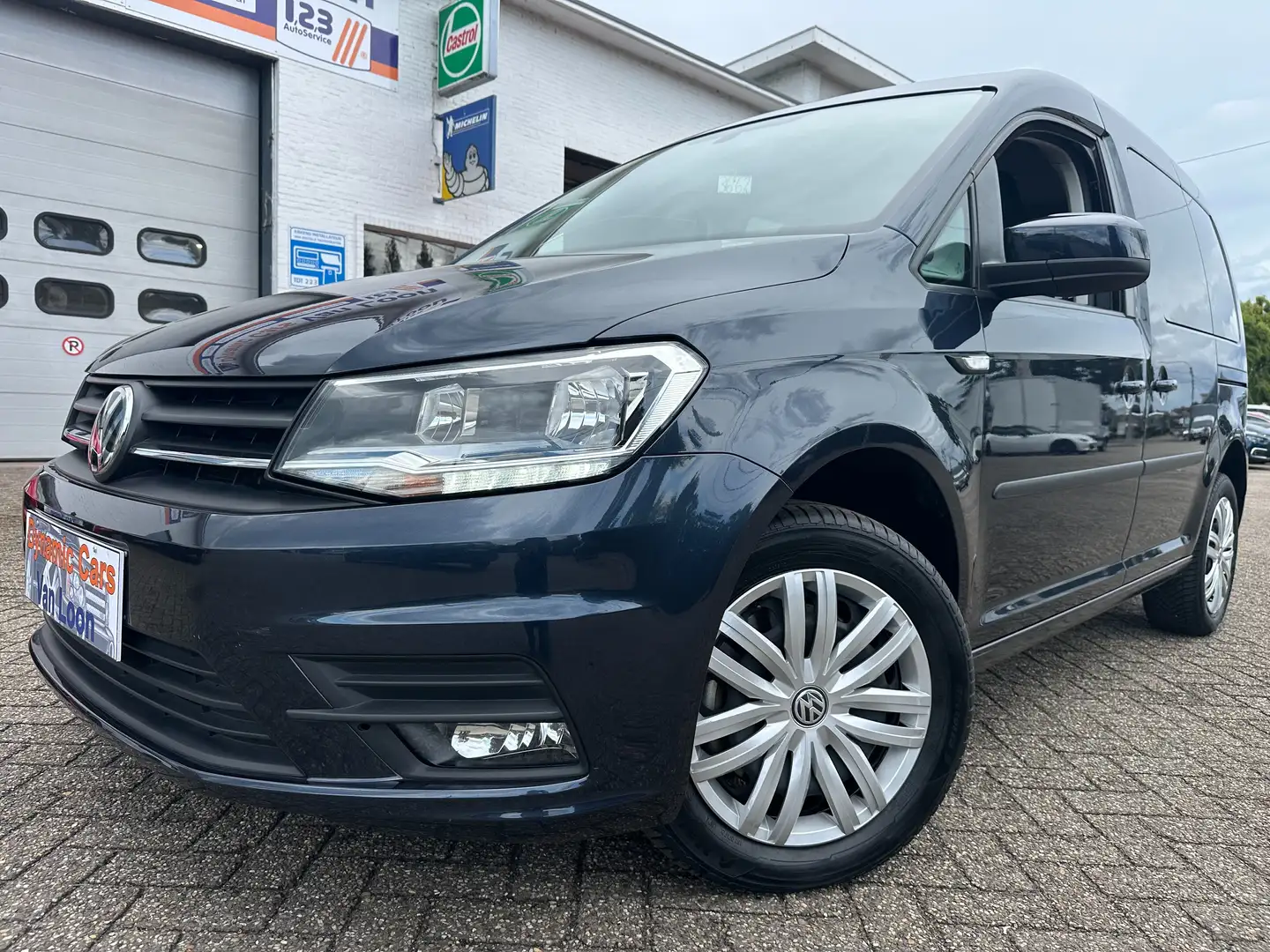 Volkswagen Caddy 1.4 TSI (5-Sit) Comfortline, Airco, Nieuwstaat. Blau - 1