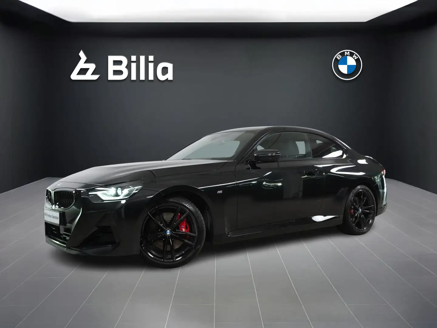 BMW 220 i M Sportpaket HK HiFi DAB LED RFK Tempomat Zwart - 1