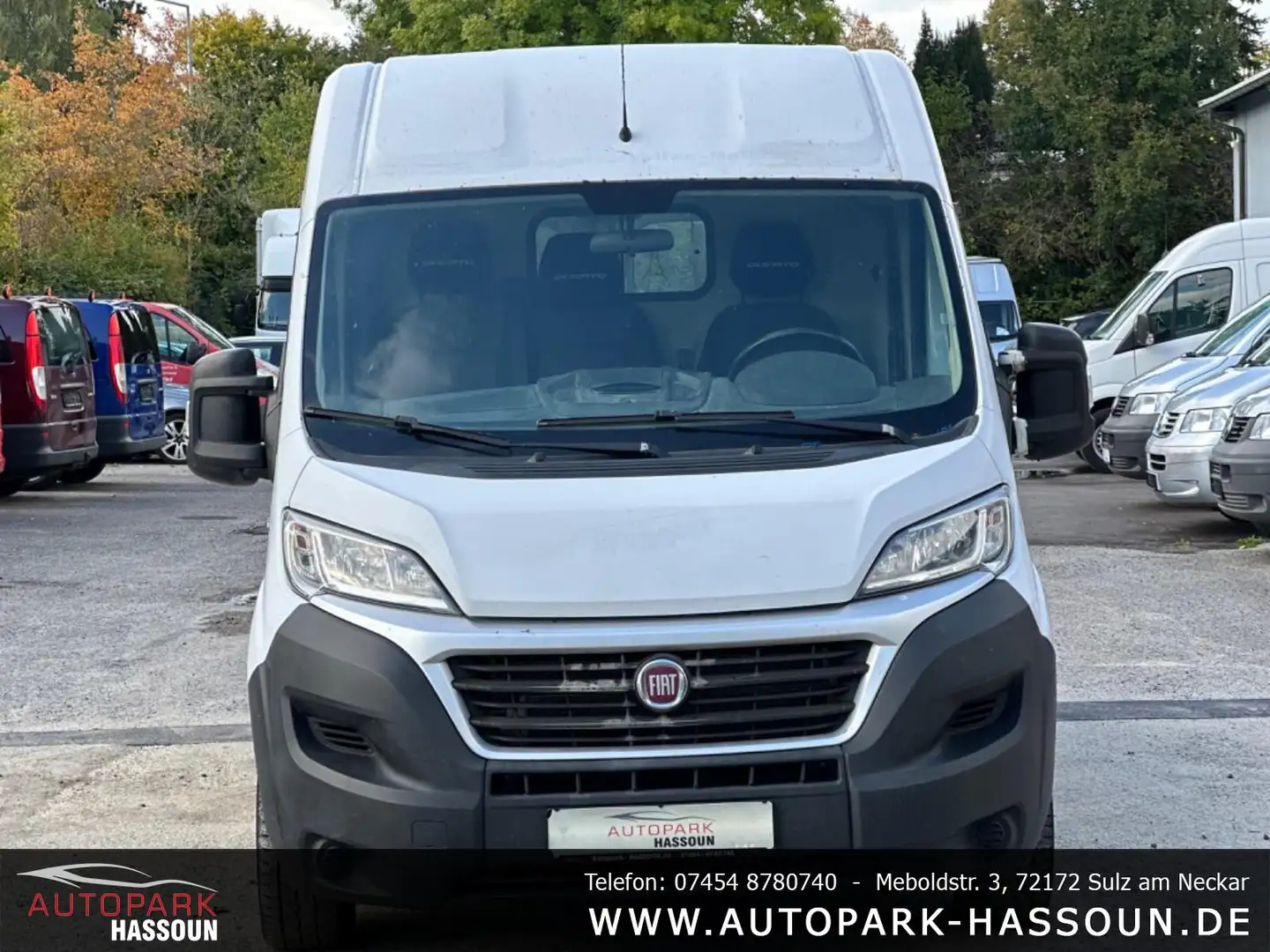Fiat Ducato Hochr.-Kasten 35 Klima Anhängerkupplung Rückfahrka Weiß - 2