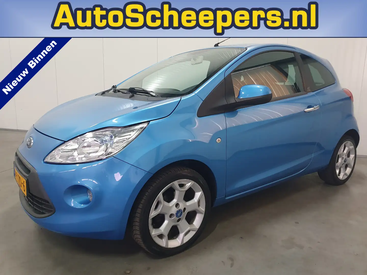 Ford Ka/Ka+ 1.2 Titanium X AIRCO/PDC/LMV Blauw - 1